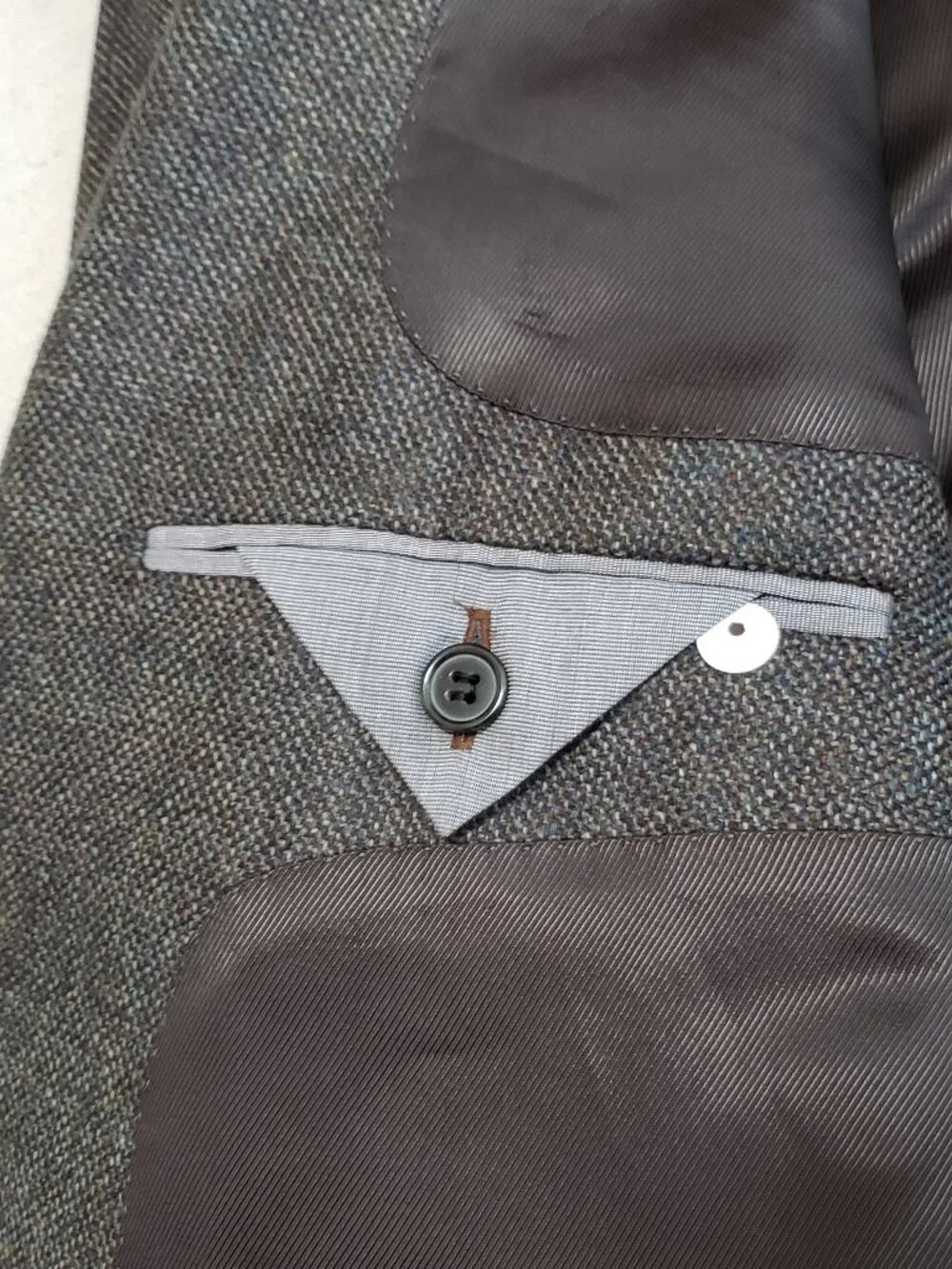 Daniel Cremieux Men's 48L Gray Tweed Wool Sports Coat Jacket Blazer Herringbone